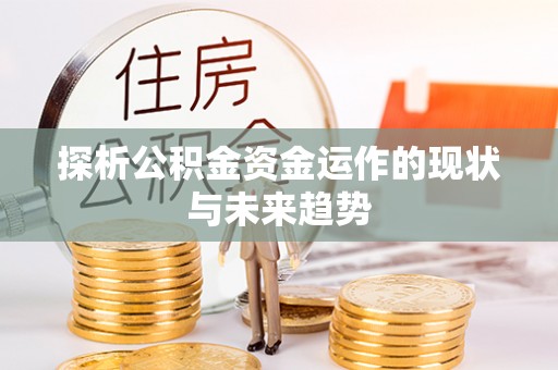 秀山探析公积金资金运作的现状与未来趋势